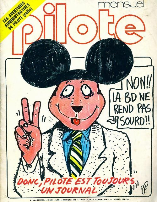 Livrenpoche : Pilote mensuel n°54 : Non, la BD ne rend pas sourd - Collectif - Livre
