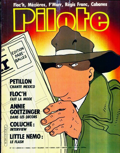 Livrenpoche : Pilote mensuel n°116 : Petillon chante Mexico / Floc'h fait la mode / Annie Goetzinger - Collectif - Livre