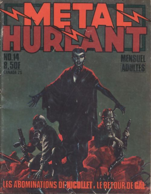 Métal Hurlant n°14 : Les abominations de Nicollet - Collectif - Livre