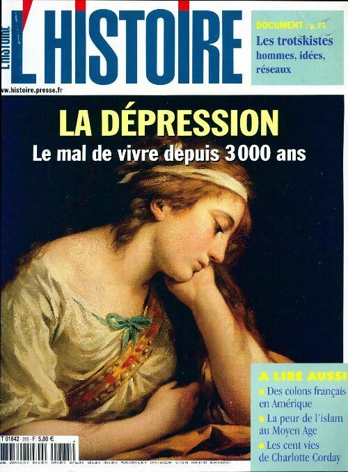 Livrenpoche : L'histoire n°285 : La dépression - Collectif - Livre