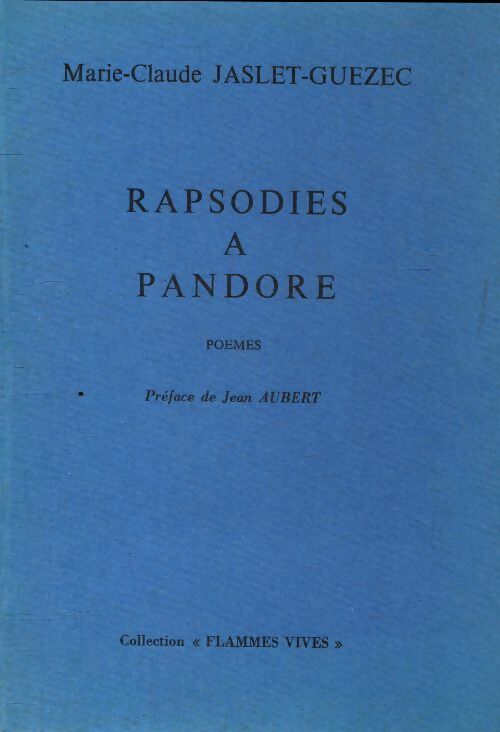 Livrenpoche : Rapsodie à Pandore - Marie-Claude Jaslet-Guezec - Livre