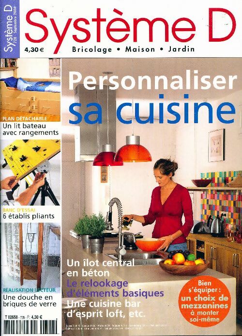 Livrenpoche : Système D n°728 : Personnaliser sa cuisine - Collectif - Livre