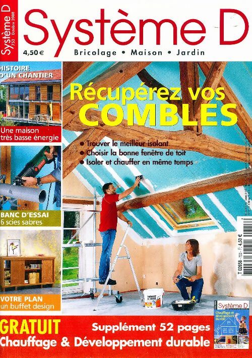 Livrenpoche : Système D n°753 : Récupérez vos combles - Collectif - Livre