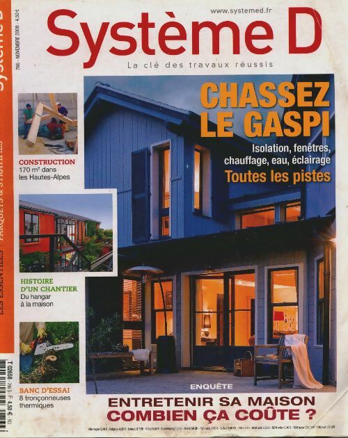 Livrenpoche : Système D n°766 : Chassez le gaspi - Collectif - Livre