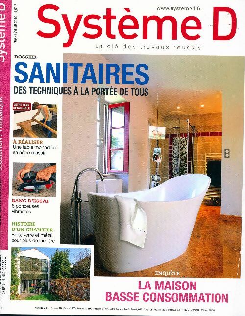 Livrenpoche : Système D n°769 : Sanitaires - Collectif - Livre