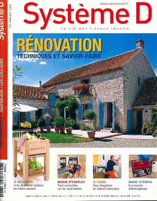 Livrenpoche : Système D n°770 : Renovation - Collectif - Livre