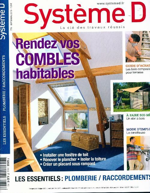Livrenpoche : Système D n°776 : Rendez vos combles habitables - Collectif - Livre