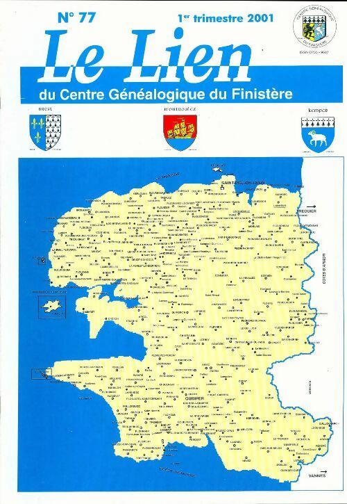 Livrenpoche : Le lien du centre généalogique Finistère n°77 - Collectif - Livre