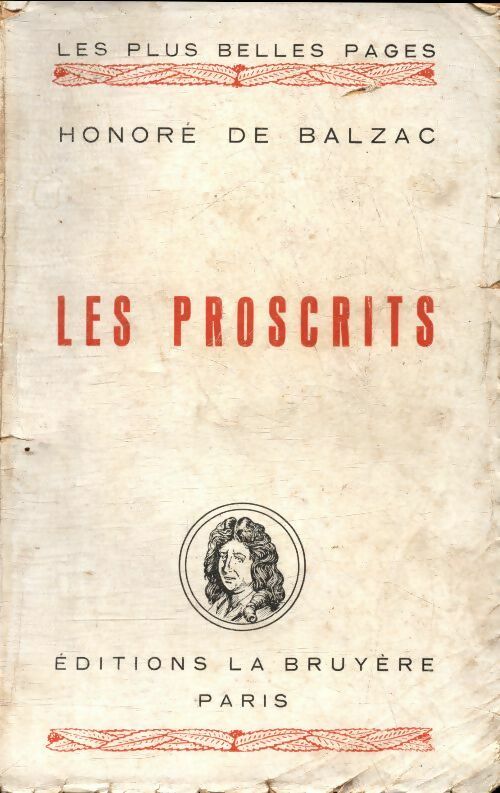 Livrenpoche : Les proscrits  - Honoré De Balzac - Livre