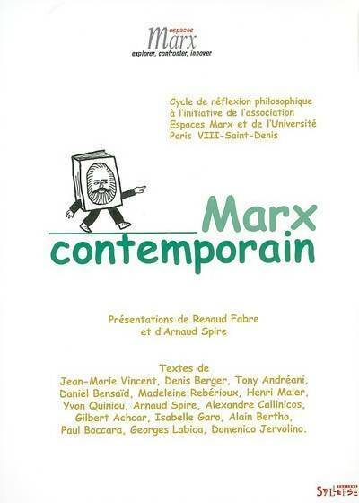 Livrenpoche : Marx contemporain - Collectif - Livre