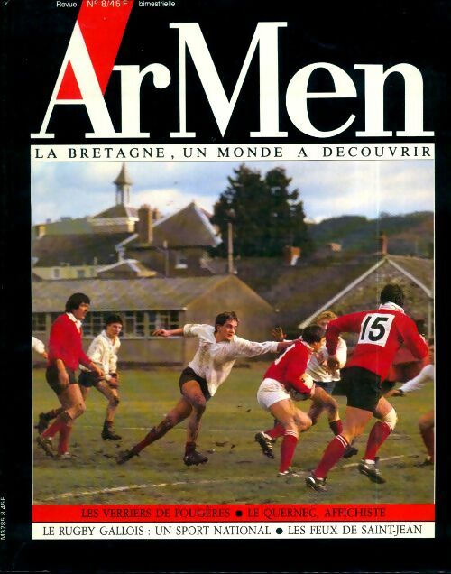 Livrenpoche : ArMen n°8 : Les verriers de Fougères / Le Quernec / Le rugby gallois / ... - Collectif - Livre