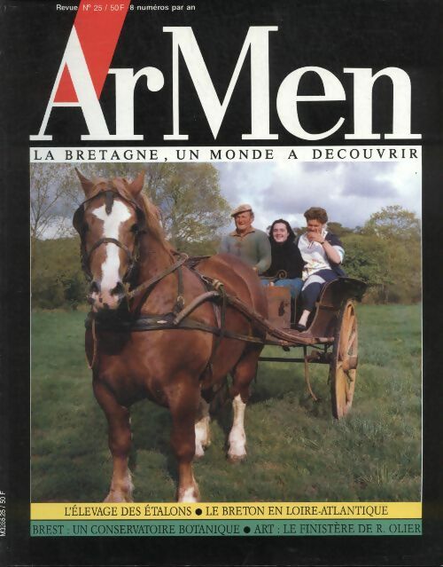 ArMen n°25 : L'élevage des étalons / Le breton en Loire-Atlantique / Brest - Collectif -  ArMen - Livre
