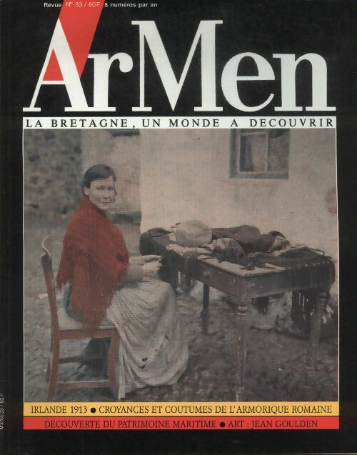 Livrenpoche : ArMen n°33 : Irlande 1913 / Croyances et coutumes de l'Armorique romaine - Collectif - Livre