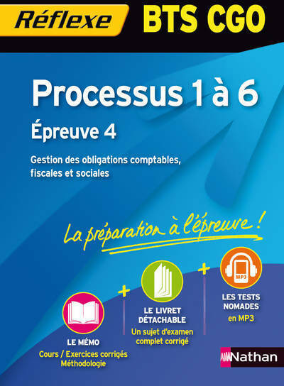 Livrenpoche : Processus 1 a 6 épreuve 4 BTS CGO - Sylvie Chamillard - Livre