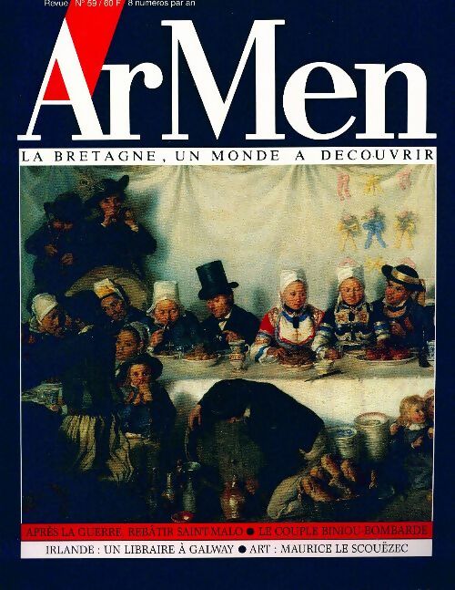Livrenpoche : ArMen n°59 : Après la guerre, rebâtir Saint-Malo / Le couple biniou-bombarde - Collectif - Livre