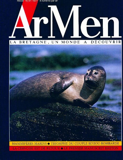 Livrenpoche : ArMen n°61 : Mammifères marins / Triomphe du couple biniou-bombarde / ... - Collectif - Livre