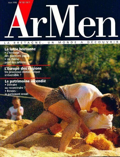 Livrenpoche : ArMen n°92 : La lutte bretonne / L'Europe des régions / Le patrimoine incendié - Collectif - Livre