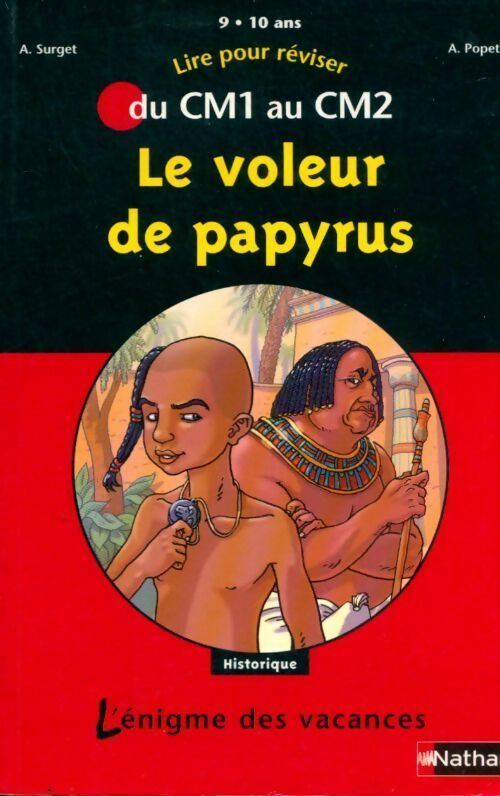 Livrenpoche : Le voleur de papyrus : Du CM1 au CM2 - Eberlé Didier - Livre