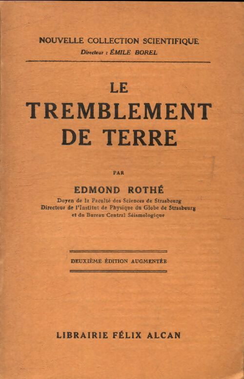Livrenpoche : Le tremblement de terre - Edmond Rothé - Livre