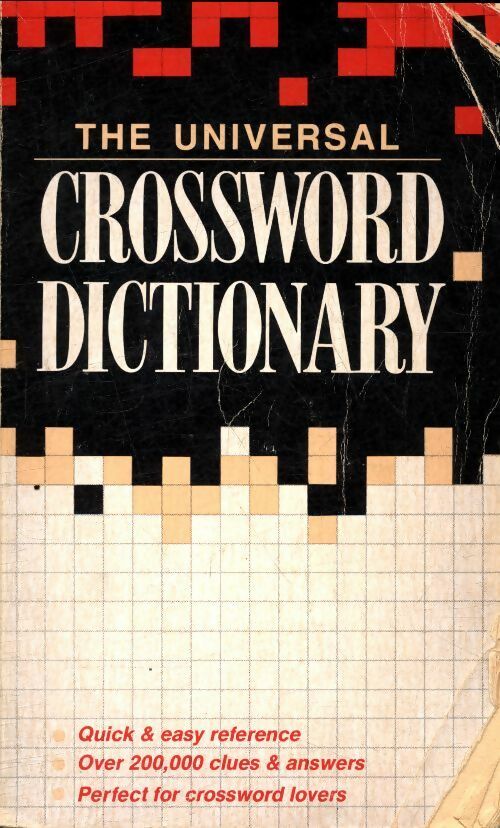 Livrenpoche : The universal crossword dictionary - Ursula Harringman - Livre