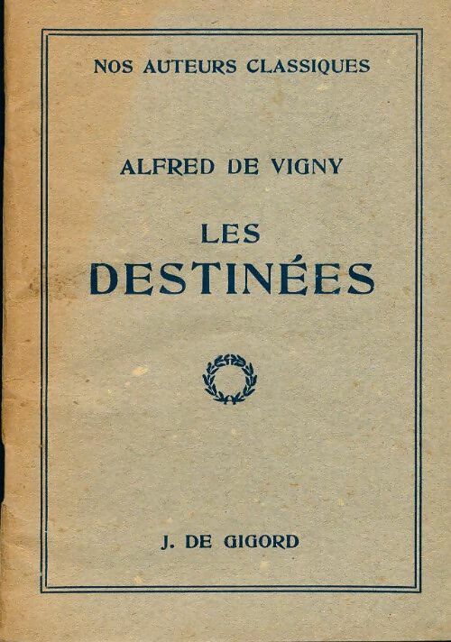 Livrenpoche : Les destinées - Alfred De Vigny - Livre