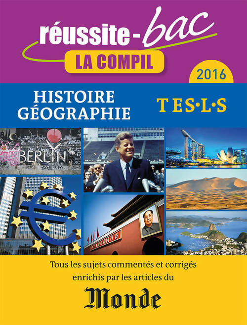 Livrenpoche : Histoire-géographie Terminales ES, L, ES. La compil 2016 - Cédric Oline - Livre