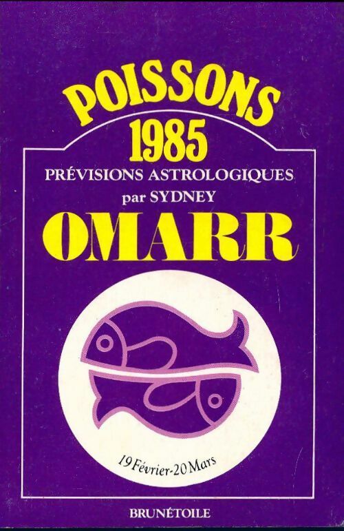 Livrenpoche : Poissons 1985 - Sydney Omarr - Livre