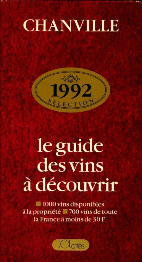 Livrenpoche : Chanville 1992 - Hubert De Chanville - Livre
