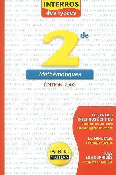 Livrenpoche : Maths Seconde 2003 - Collectif - Livre