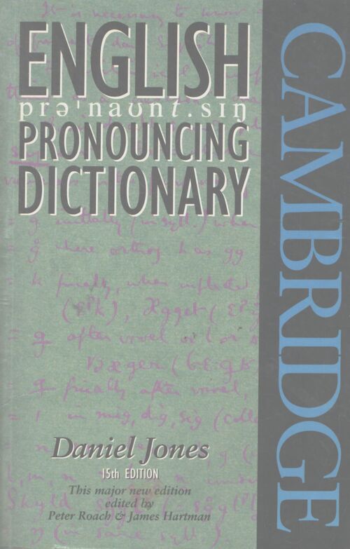 English pronouncing dictionary - Daniel Jones - Livre