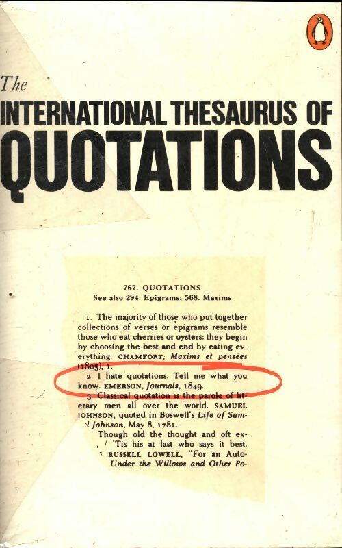 Livrenpoche : The international thesaurus of quotations - Rhoda Thomas Tripp - Livre