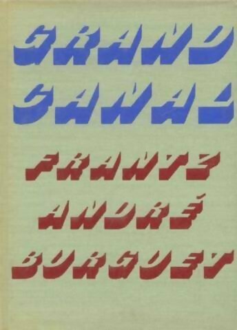 Livrenpoche : Grand canal - Frantz-André Burguet - Livre