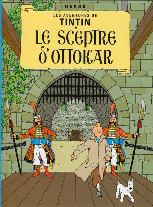 Tintin : Le sceptre d'Ottokar - Hergé -  Tintin (Publicité) - Livre