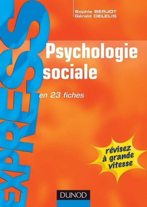 Livrenpoche : Psychologie sociale - Sophie Berjot - Livre