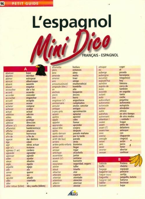 Livrenpoche : L'espagnol mini dico - Collectif - Livre
