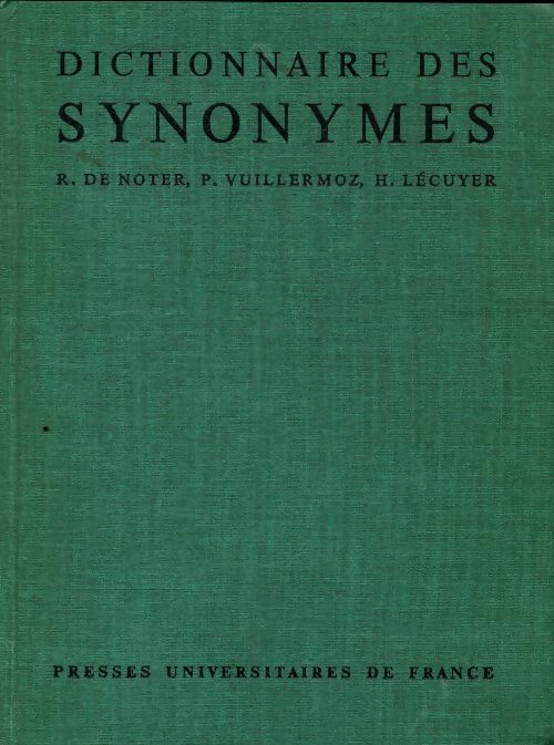 Livrenpoche : Dictionnaire des synonymes - Succès Du Livre - Livre