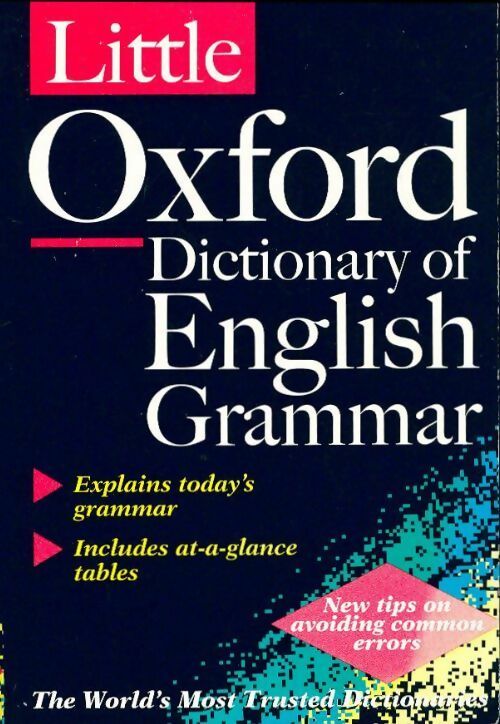 Livrenpoche : The little oxford dictionary of english grammar - Collectif - Livre