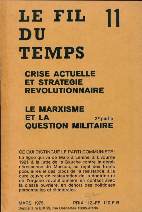 Livrenpoche : Crise actuelle et stratégie révolutionnaire - Collectif - Livre