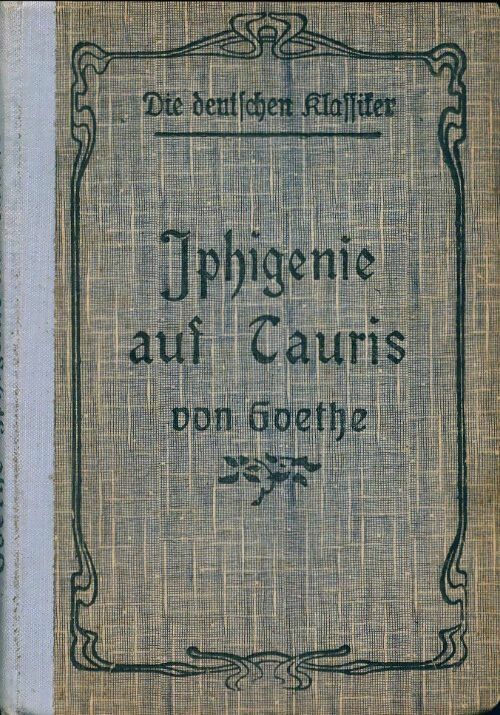 Livrenpoche : Iphigénie auf Tauris - Johann Wolfgang Von Goethe - Livre