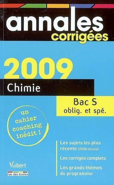 Livrenpoche : Chimie Terminale S 2009 - Sébastien Fraigne - Livre