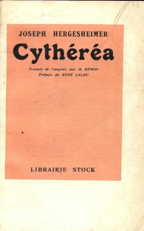 Cythéréa - Joseph Hergesheimer -  Poche Stock divers - Livre