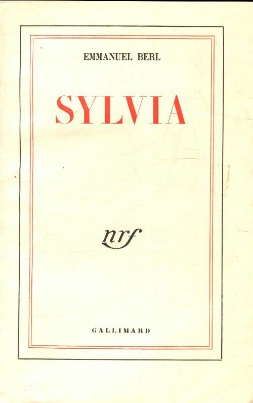 Livrenpoche : Sylvia - Emmanuel Berl - Livre