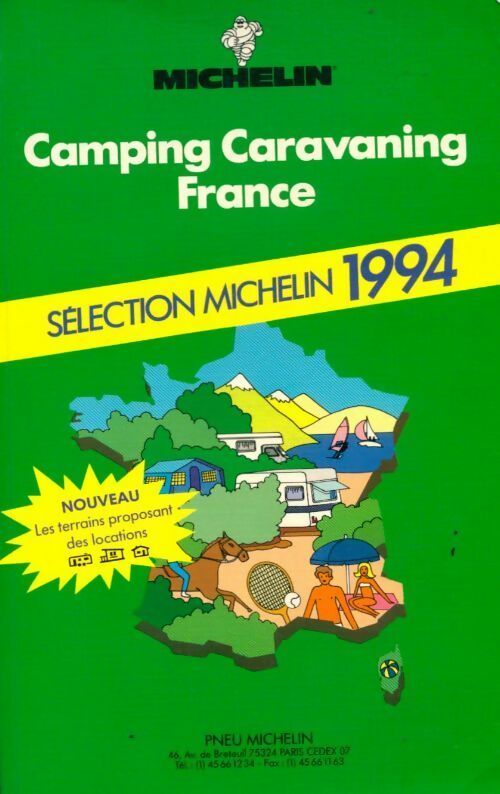 Camping caravaning France 1994 - Collectif -  Le Guide vert - Livre