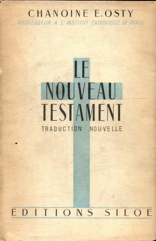 Livrenpoche : Le nouveau testament - Eugène Osty - Livre