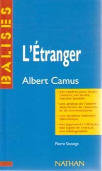 L'étranger - Albert Camus -  Balises - Livre