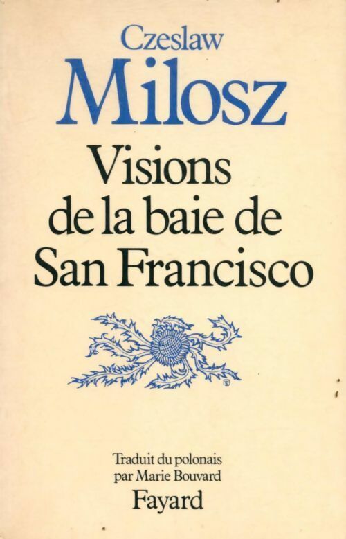 Livrenpoche : Visions de la baie de San Francisco - Czeslaw Milosz - Livre