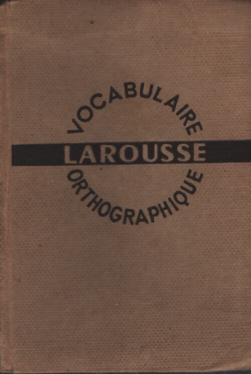 Vocabulaire orthographique - Inconnu - Livre