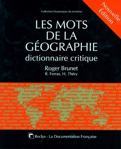 Livrenpoche : Les mots de la géographie - Roger Brunet - Livre