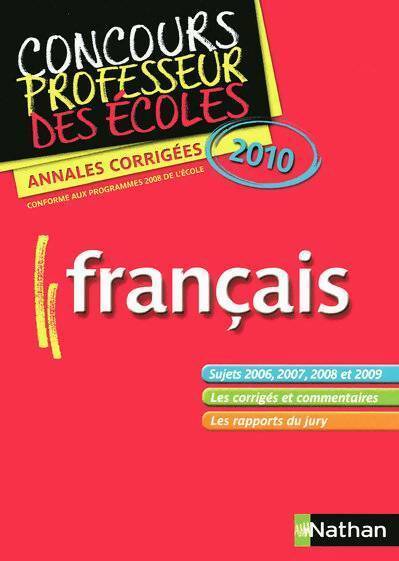 Livrenpoche : Français Professeur des écoles 2010 - Jean-Pierre Jarry - Livre
