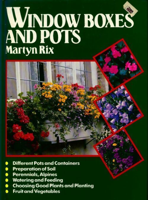 Livrenpoche : Window boxes and pots - Martyn Rix - Livre